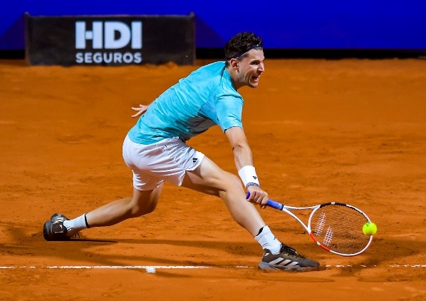 Thiem jugará el Chile Open bajo la atenta mirada de Nicolás Massú. | Foto: Getty