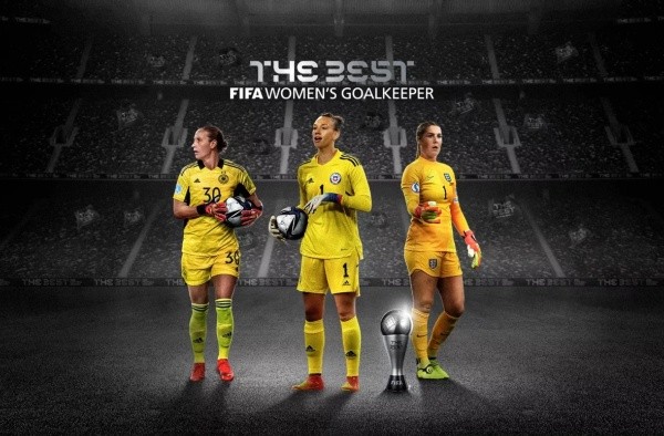 Las tres nominadas a los premios The Best de la FIFA en la categoría mejor arquera. | FIFA