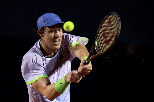 Nico Jarry celebró con todo en el Ránking ATP tras una gran semana en Río de Janeiro. | Foto: Getty