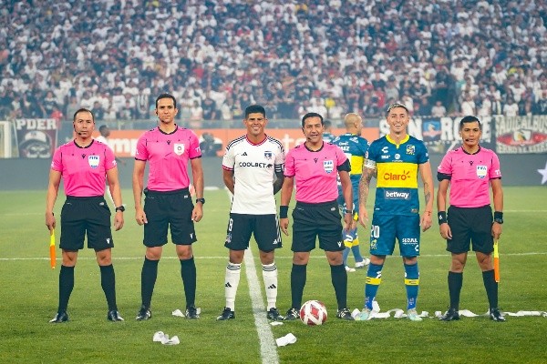 Esteban Pavez previo al sorteo en el duelo entre Colo Colo y Everton. (Guille Salazar/RedGol).