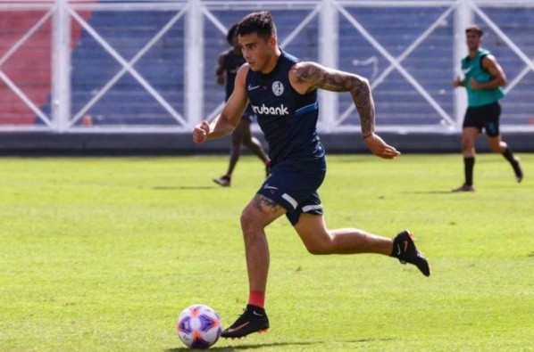 Ibacache en entrenamiento de San Lorenzo