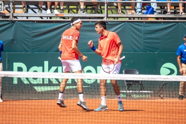 Barrios y Tabilo se lucieron en los dobles del Chile Open. | Foto: Agencia Uno