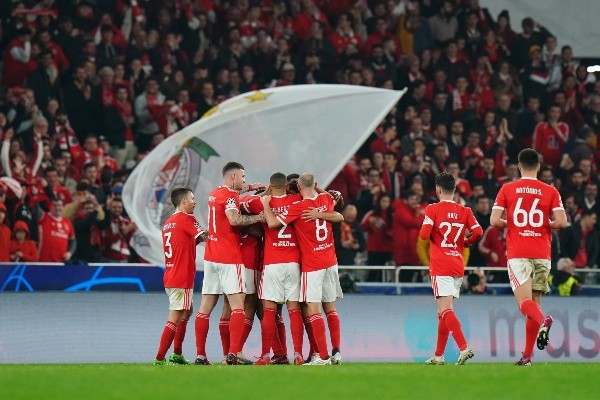 Benfica goleó en su casa al Brujas y ya está en cuartos de final. Foto: Getty Images