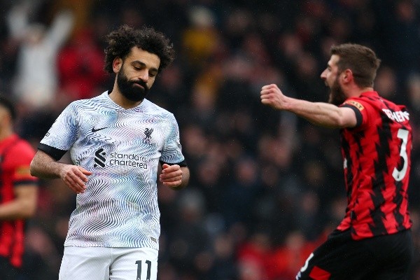 Mohamed Salah se perdió el penal que le pudo dar el empate al Liverpool. Foto: Getty Images