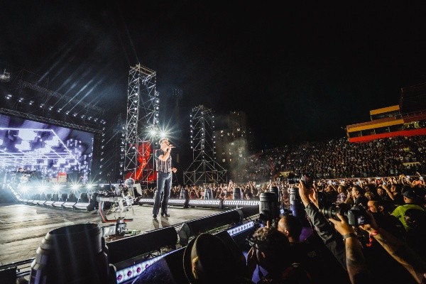 RedCarpet de RedGol estuvo en el show en vivo de Los Bunkers. Foto: Guille Salazar