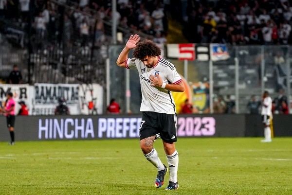 Maximiliano Falcón fue expulsado ante Everton y cumplió su castigo