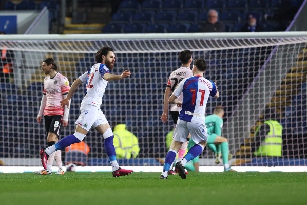 Ben Brereton Díaz anotó el 1-0 en el triunfo del Blackburn Rovers. Foto: Getty Images