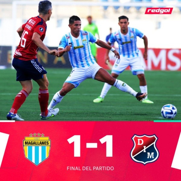 La ida fue empate 1 a 1 en Chile.