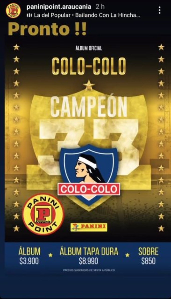 (Imagen: Panini Araucania)