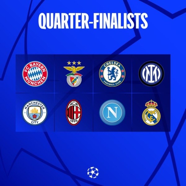 Cuartos De Final Champions Equipos