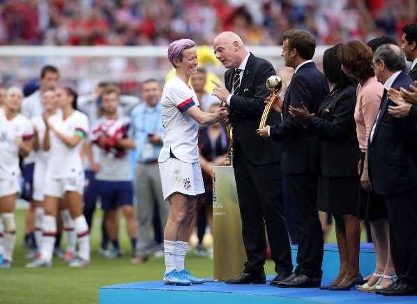Infantino solamente ha sido presidente de la FIFA en un Mundial Femenino: Francia 2019. | Getty Images