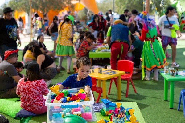Parte de las actividades en Kidsapalooza. Foto: Agencia Uno