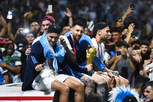 La selección argentina paraliza a su país. | Foto: Getty