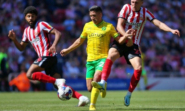 Marcelino ha jugado 34 partidos en esta temporada 2022-23 con el Norwich City. | Foto: Getty Images.