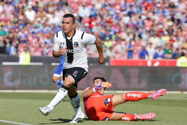 Esteban Paredes le anotó 16 goles a la U en Superclásicos. | Foto: Agencia UNO.