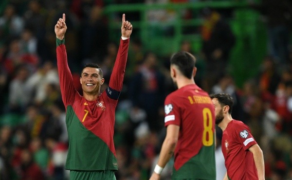 Cristiano Ronaldo le dio la victoria a Portugal ante Lienchtenstein. | Foto: Getty