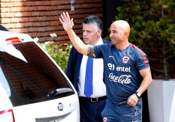 Jorge Sampaoli no vuelve ni por si acaso a la selección chilena. Foto: Agencia Uno