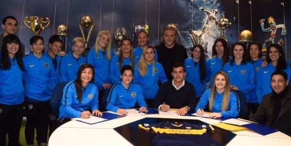 Camu Gómez Ares fue parte del primer grupo contratado en el Xeneize. | Boca Juniors