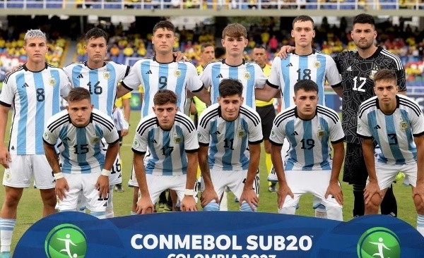 La selección argentina Sub 20 tuvo una pésima participación en el Sudamericano de Colombia. | Foto: Archivo.
