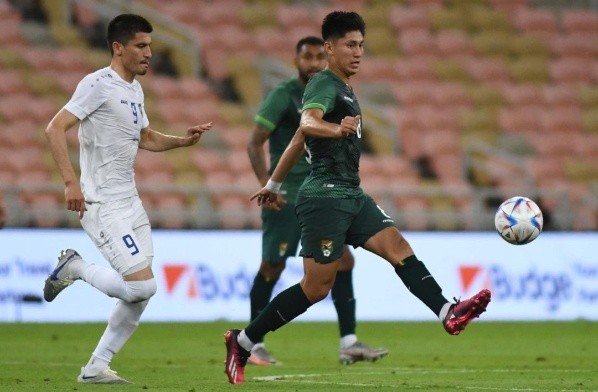 Miguel Terceros en acción por Bolivia.