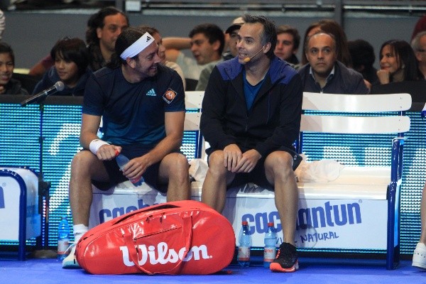 Feña González y Nico Massú hicieron historia como tenistas de Chile. | Foto: Photosport