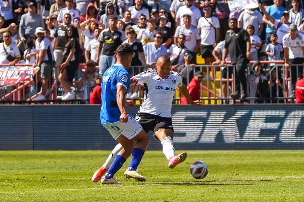 Leandro Benegas le anotó el gol del triunfo de Colo Colo a Huachipato. (Guille Salazar/RedGol).