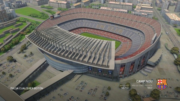El FIFA 16 fue el último en tener el Camp Nou dentro de sus estadios. | Foto: EA Sports.