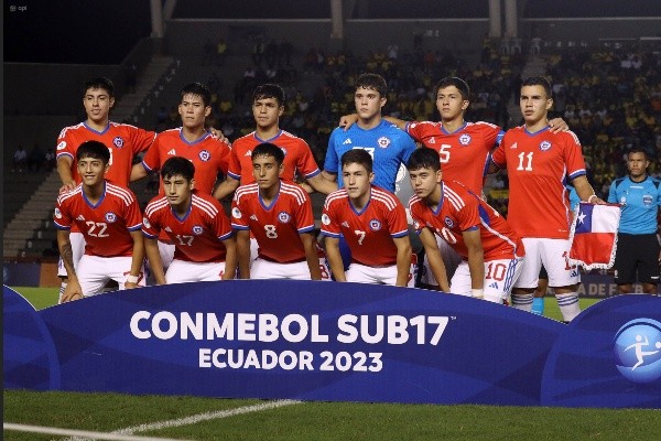 La Roja Sub 17 terminó segunda de su grupo con siete puntos, siendo solo superada por Brasil. | Foto: Photosport.