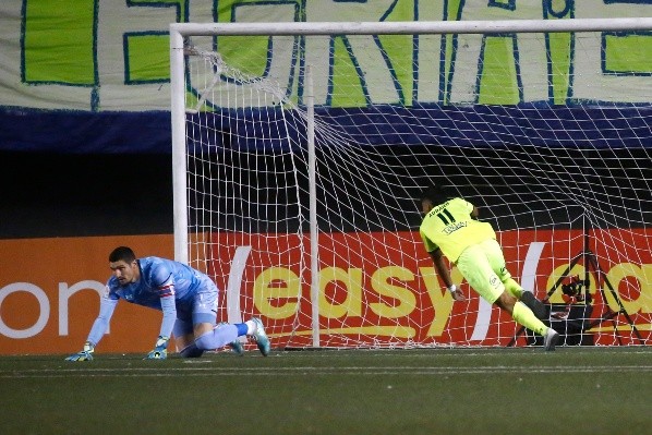 Bastián Arraño puso el 1-0 de Colina frente a la UC. Foto: Photosport.