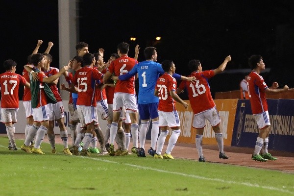 La Roja sub 17 se metió en el haxagonal final del Sudamericano. (Foto: Photosport)