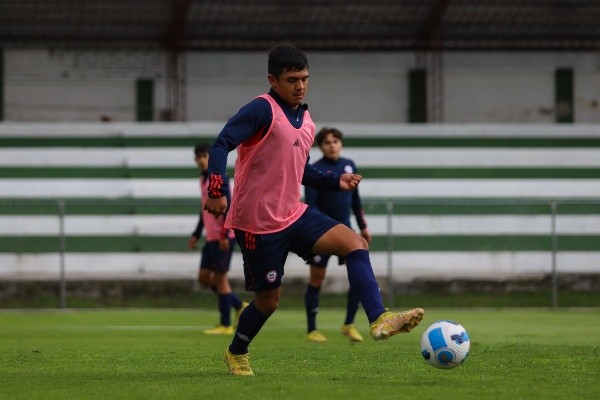 Benjamín Castro confía en llegar al Mundial con la Sub 17 (Foto: ANFP)