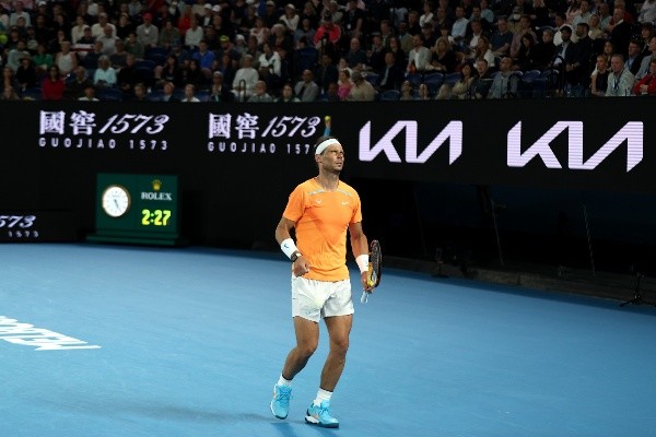 Rafa Nadal jugó por última vez en el Australian Open. | Foto: Getty