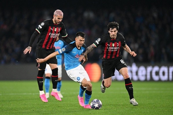 Milan eliminó a Napoli de la Champions en cuartos de final. | Foto: Getty