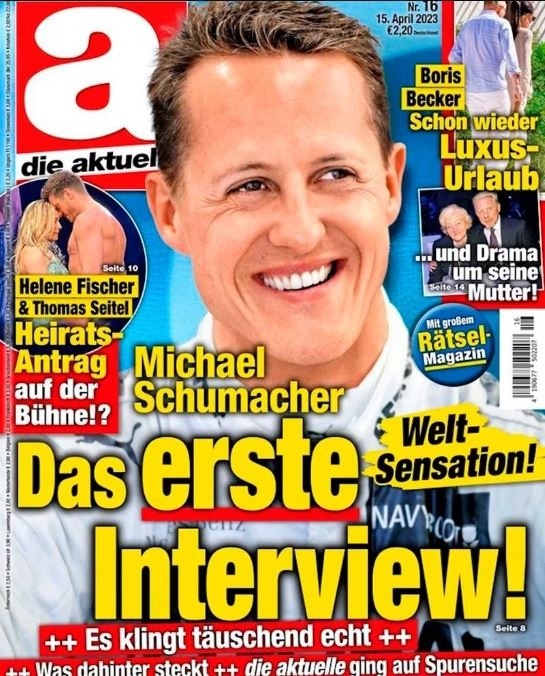 La falsa entrevista a Schumacher