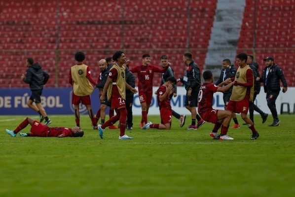 Venezuela consiguió una histórica clasificación al Mundial Sub 17. Foto: Conmebol.