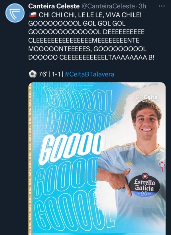 La celebración en redes sociales.