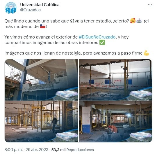 La publicación de Universidad Católica que encendió Twitter. | Foto: Captura.