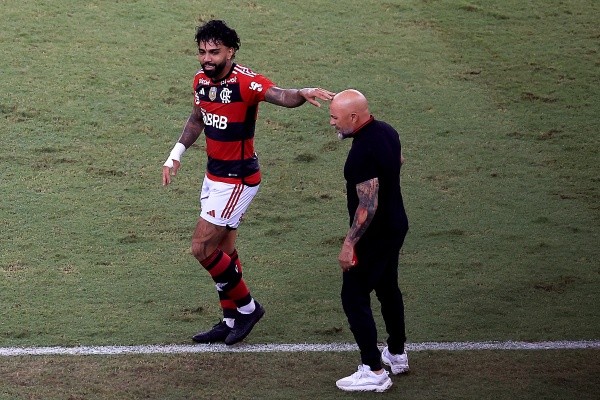 Flamengo comienza a mejorar de la mano de Jorge Sampaoli. | Foto: Getty Images.
