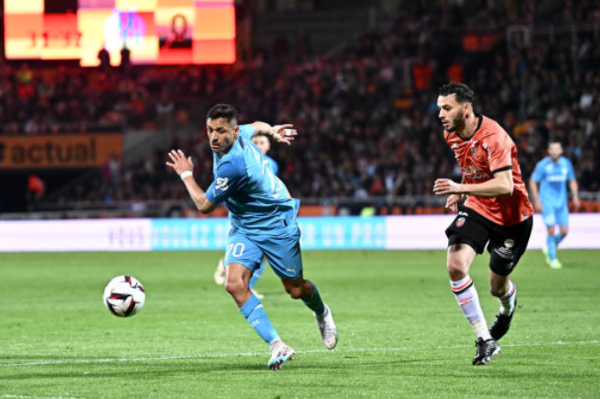 Alexis Sánchez suma 17 goles en la temporada del Olympique de Marsella. (Getty Images).