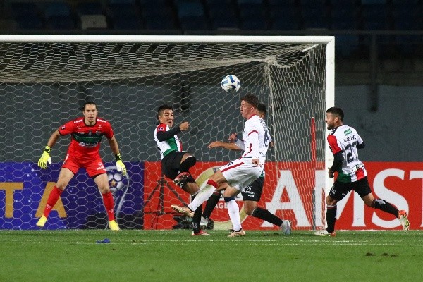 Palestino y San Lorenzo empataron sin goles en Rancagua. | Foto: Photosport