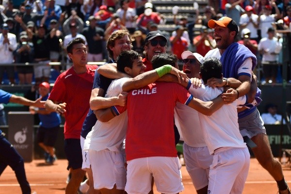 Chile se metió en la fase de grupos de las Finals de Copa Davis tras vencer a Kazajistán en La Serena. | Foto: Photosport