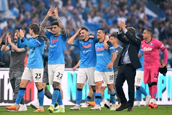 Napoli celebra el Scudetto en la Serie A luego de 33 años. (Getty Images).