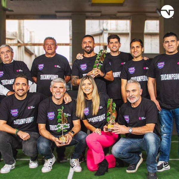 Los panelistas celebraron con sus tres Copihues.